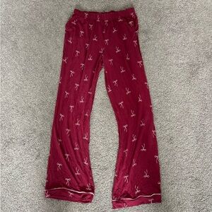 3/$45 Old Navy Red Pajama Pants with Bow Pattern